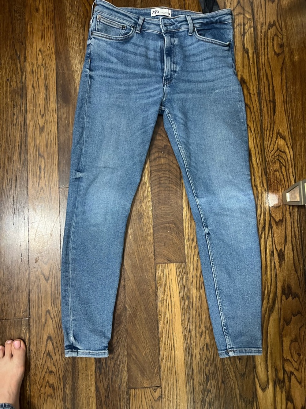Zara Medium Blue Denim Jeans